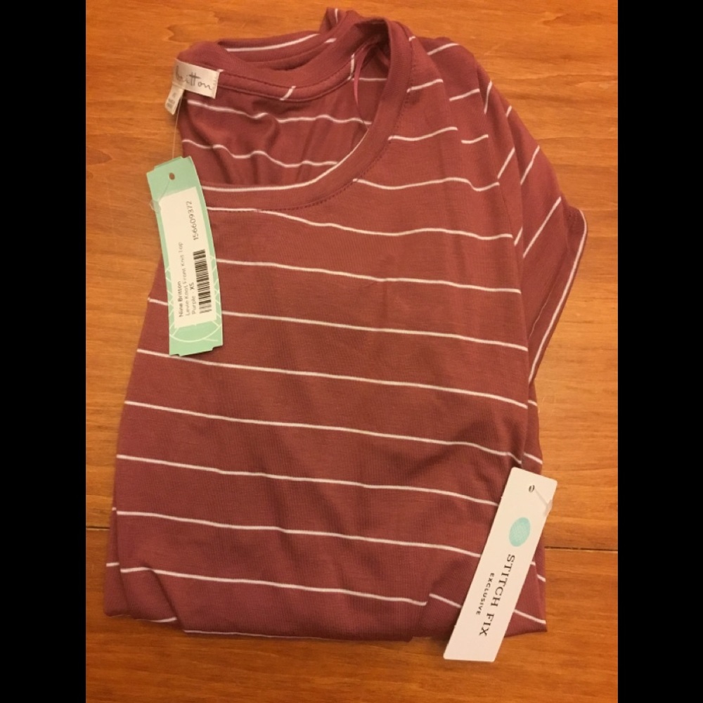 NWT Stitch Fix Nine Britton Levie knot knit top